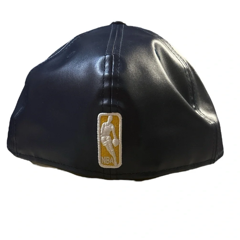 New Era Team Triumph Fitted‎ Hat Denver Nuggets Navy Blue and Gold Size 7 1/8